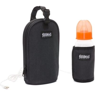 Fillikid - USB Bottle Warmer - Black Melange - Bottle warmer Fillikid - USB Bottle Warmer - Black Melange - Bottle warmer