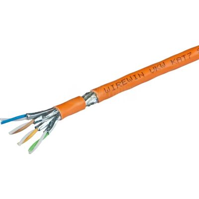 Câble réseau Cat7 S/FTP Orange Wirewin - 250m Câble réseau Cat7 S/FTP Orange Wirewin - 250m