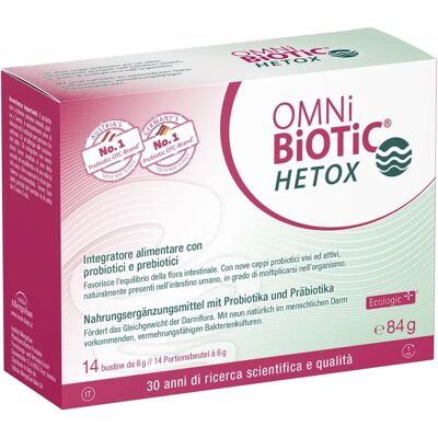 Omni Biotic Hetox - Integratore per la salute intestinale Omni Biotic Hetox - Integratore per la salute intestinale
