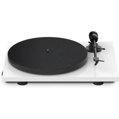 Pro-Ject E1 BT Plattenspieler - Weiß - Bluetooth, 33/45 U/min., Ortofon OM5e Pro-Ject E1 BT Plattenspieler - Weiß - Bluetooth, 33/45 U/min., Ortofon OM5e