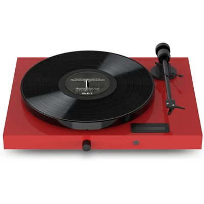 Pro-Ject Jukebox E1 OM5e Plattenspieler Integrierter Verstärker Rot Pro-Ject Jukebox E1 OM5e Plattenspieler Integrierter Verstärker Rot