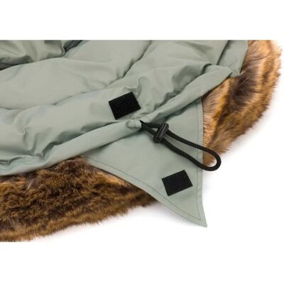 Fillikid Lhotse fleece fusak s kožešinovým límcem - Fusak Fillikid Lhotse fleece fusak s kožešinovým límcem - Fusak