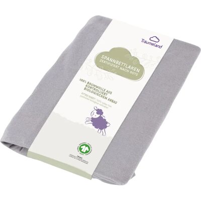 TRÄUMELAND Sábana ajustable de jersey orgánico - Ropa de cama TRÄUMELAND Sábana ajustable de jersey orgánico - Ropa de cama