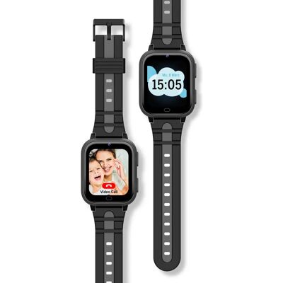 Bea-fon SW2 Kinder Smartwatch - GPS, 4G, SOS, Grau/Schwarz Bea-fon SW2 Kinder Smartwatch - GPS, 4G, SOS, Grau/Schwarz