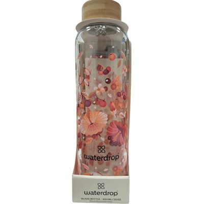 Bouteille en verre Waterdrop - 600ml - Écologique, Étanchéité, Sans BPA - Publicité Bouteille en verre Waterdrop - 600ml - Écologique, Étanchéité, Sans BPA - Publicité