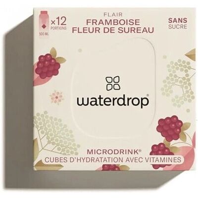 Waterdrop Microdrink Flair - Blanc-Rose - Pack de 12 - Publicité Waterdrop Microdrink Flair - Blanc-Rose - Pack de 12 - Publicité