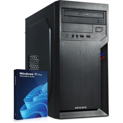 HYPER BYTE Office PC - Quad Core i5 - 8GB RAM - 240GB SSD - Ohne GPU - Win 11 Pro - Desktop HYPER BYTE Office PC - Quad Core i5 - 8GB RAM - 240GB SSD - Ohne GPU - Win 11 Pro - Desktop
