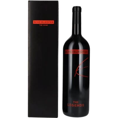 Scheiblhofer The Legends 2022 - Vin rouge - 1,5L - Publicité Scheiblhofer The Legends 2022 - Vin rouge - 1,5L - Publicité