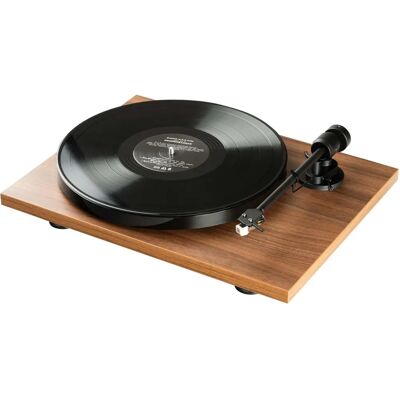 Pro-Ject E1 Phono Plattenspieler - Walnuss - Mit 8.6" Tonarm Pro-Ject E1 Phono Plattenspieler - Walnuss - Mit 8.6" Tonarm