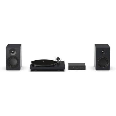 Pro-Ject Schwarzes Audiosystem E Riemenantrieb Plattenspieler Pro-Ject Schwarzes Audiosystem E Riemenantrieb Plattenspieler