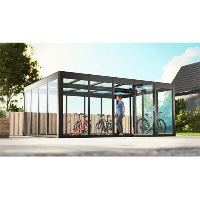 SunElements Infinity 5.4 Gartenhaus UV-beständig winterfest Aluminium - Gartenhaus SunElements Infinity 5.4 Gartenhaus UV-beständig winterfest Aluminium - Gartenhaus