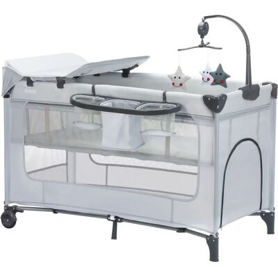FILLIKID - Capri - Grau - Stahl - Reisebett FILLIKID - Capri - Grau - Stahl - Reisebett