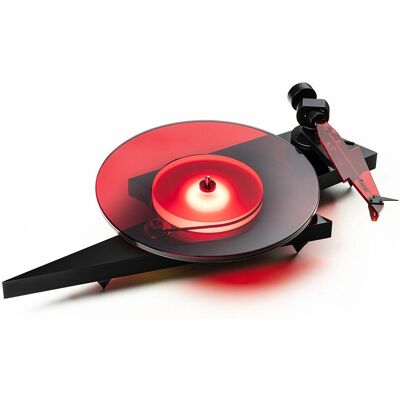 Pro-Ject AC/DC Plattenspieler - Limitierte Edition, Schwerer Glas-Teller Pro-Ject AC/DC Plattenspieler - Limitierte Edition, Schwerer Glas-Teller