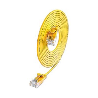 SLIM - LUU0.1YE - Jaune - Cat6a U/UTP - Câble patch - Publicité SLIM - LUU0.1YE - Jaune - Cat6a U/UTP - Câble patch - Publicité