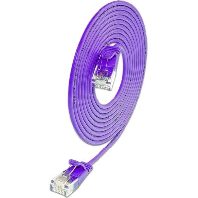 SLIM - LUU0.5VT - Violet - Câble patch - Publicité SLIM - LUU0.5VT - Violet - Câble patch - Publicité