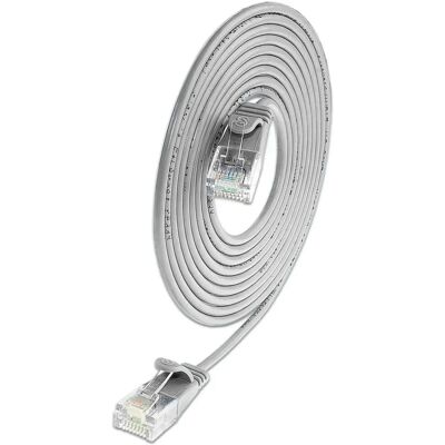 SLIM-LUU-K6A-1.0 - Gris - 1 m - Cable patch SLIM-LUU-K6A-1.0 - Gris - 1 m - Cable patch