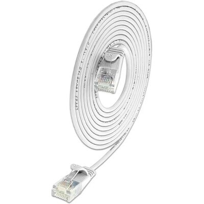 SLIM - LUU10.0WT - Cat6a - 10 m - Câble Patch - Publicité SLIM - LUU10.0WT - Cat6a - 10 m - Câble Patch - Publicité