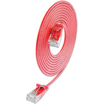 SLIM - LUU3.0RD - Rouge - 3 m - Câble de patch - Publicité SLIM - LUU3.0RD - Rouge - 3 m - Câble de patch - Publicité