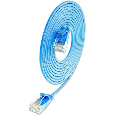 SLIM - SLIM-L-UU-K6A 5.0 - Azul - 5 m - Cable de parche SLIM - SLIM-L-UU-K6A 5.0 - Azul - 5 m - Cable de parche