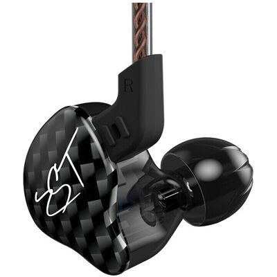 KZ - ZST 1BA+1DD - Black - Mic - In-Ear Earphones KZ - ZST 1BA+1DD - Black - Mic - In-Ear Earphones