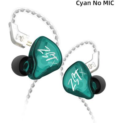 KZ - ZSTX - Cyan - 1DD+1BA - Earphones KZ - ZSTX - Cyan - 1DD+1BA - Earphones