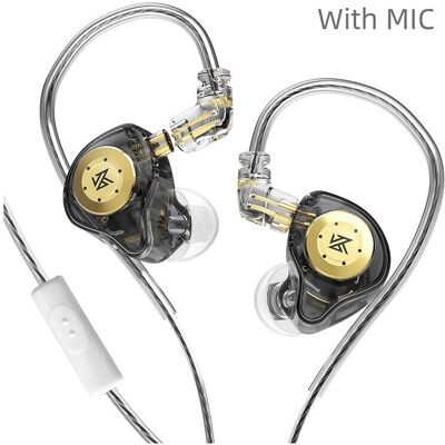 KZ EDX Pro - Black - With Mic - Earphones KZ EDX Pro - Black - With Mic - Earphones