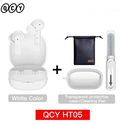 QCY HT05 ANC - Blue - Bluetooth 5.2 - Wireless Earphone QCY HT05 ANC - Blue - Bluetooth 5.2 - Wireless Earphone