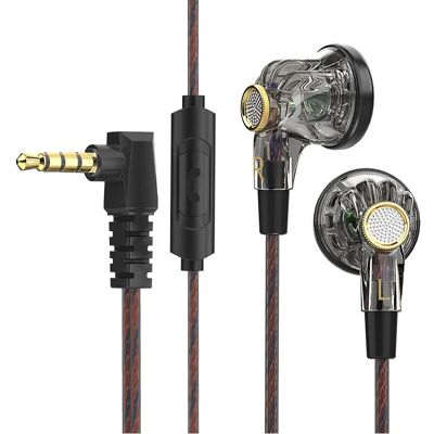 Maxpower QKZ MDR Flat-Head - Black - 16mm - Headphones Maxpower QKZ MDR Flat-Head - Black - 16mm - Headphones
