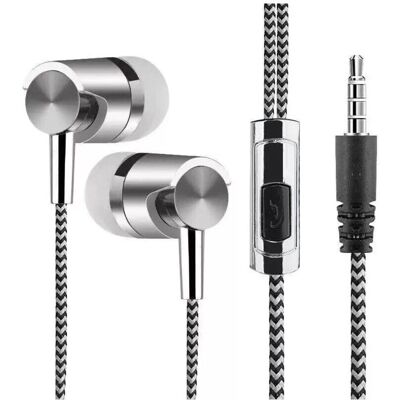 Maxpower - Style C - 3.5mm - Nylon weave - Earbuds Maxpower - Style C - 3.5mm - Nylon weave - Earbuds