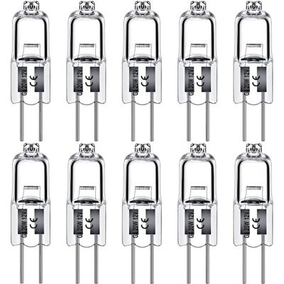 Varmvitt G4 Halogenpærer 20W - 10 stk Varmvitt G4 Halogenpærer 20W - 10 stk