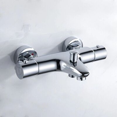 Mezclador de bañera de latón de alta calidad con tecnología turbo termostática Mezclador de bañera de latón de alta calidad con tecnología turbo termostática
