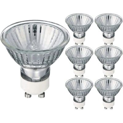 GU10 Halogen Spotlight - 6 stk - Varm Hvid - Dæmpbar GU10 Halogen Spotlight - 6 stk - Varm Hvid - Dæmpbar