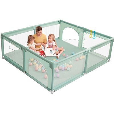 INSMA Cerca de juego resistente 160x160x66cm Verde oscuro INSMA Cerca de juego resistente 160x160x66cm Verde oscuro