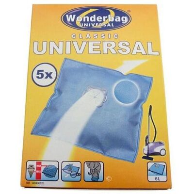 WONDERBAG - 5 sacs en microfibres - Accessoires pour aspirateur - Publicité WONDERBAG - 5 sacs en microfibres - Accessoires pour aspirateur - Publicité