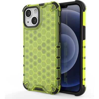 Hurtel Vihreä Honeycomb Suojus iPhone 13 Mini - Suojaus & Tyyli Hurtel Vihreä Honeycomb Suojus iPhone 13 Mini - Suojaus & Tyyli