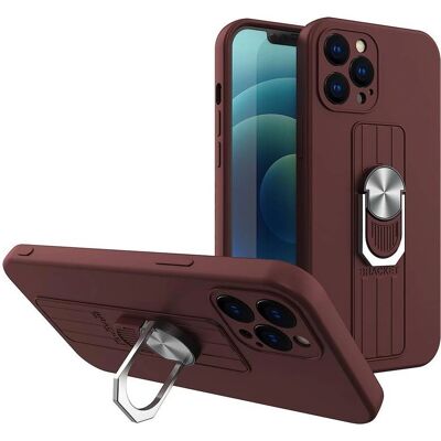 Coque en silicone Hurtel pour Samsung Galaxy S21 Ultra 5G Marron - Publicité Coque en silicone Hurtel pour Samsung Galaxy S21 Ultra 5G Marron - Publicité