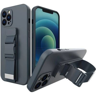Hurtel Tummansininen iPhone 13 Pro Max Hihnainen Kuori Hurtel Tummansininen iPhone 13 Pro Max Hihnainen Kuori