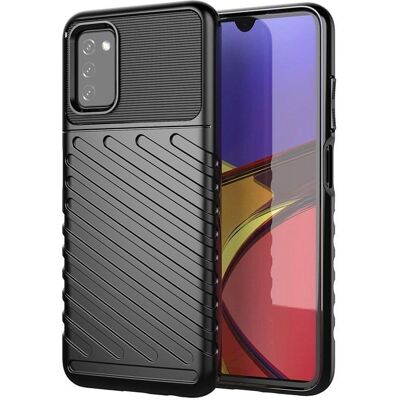 Coque robuste Thunder noire pour Samsung Galaxy A03s - Publicité Coque robuste Thunder noire pour Samsung Galaxy A03s - Publicité