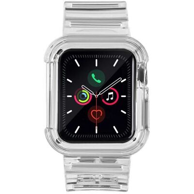 Hurtel Apple Watch 40mm Silikonarmband - Schwarz Hurtel Apple Watch 40mm Silikonarmband - Schwarz