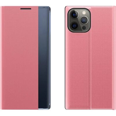 Hurtel Roosa Sleep Case iPhone 13 Pro, Flip Cover Hurtel Roosa Sleep Case iPhone 13 Pro, Flip Cover