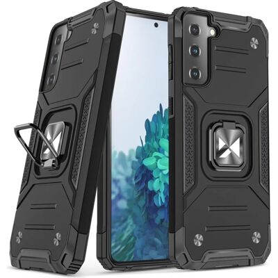 Coque hybride renforcée Wozinsky Ring Armor pour Galaxy S22+ - Publicité Coque hybride renforcée Wozinsky Ring Armor pour Galaxy S22+ - Publicité