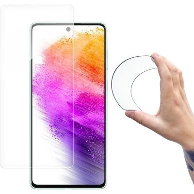 Wozinsky Galaxy A73 Hybrid-Displayschutz - Stoßfest Wozinsky Galaxy A73 Hybrid-Displayschutz - Stoßfest