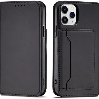 Hurtel iPhone 12 Pro Magnetkortfodral - Lompakko ja Tuki Hurtel iPhone 12 Pro Magnetkortfodral - Lompakko ja Tuki