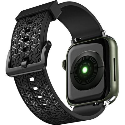 Hurtel Apple Watch Armband Y-Style - Schwarz, 45/44/42mm Hurtel Apple Watch Armband Y-Style - Schwarz, 45/44/42mm