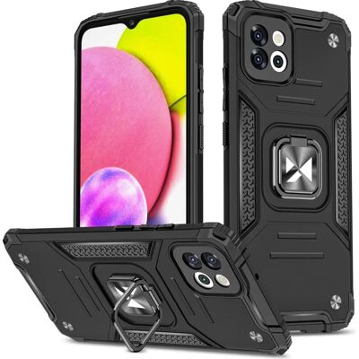 Wozinsky Galaxy A03 -suojus rengaspidikkeellä - Musta Wozinsky Galaxy A03 -suojus rengaspidikkeellä - Musta