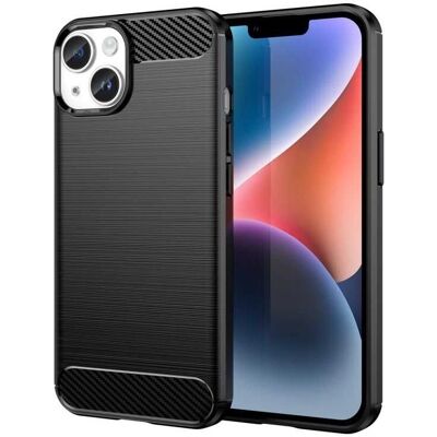 Hurtel Musta hiilikuitukotelo iPhone 14 Plus - Suojaus & Tyylikkyys Hurtel Musta hiilikuitukotelo iPhone 14 Plus - Suojaus & Tyylikkyys