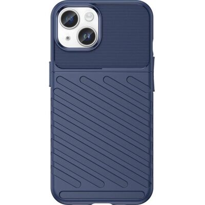 Hurtel Thunder Sininen iPhone 14 Kotelo - Iskunkestävä Suojus Hurtel Thunder Sininen iPhone 14 Kotelo - Iskunkestävä Suojus