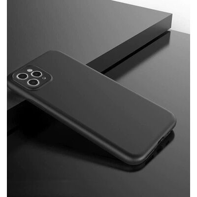 Hurtel Xiaomi Poco C40 Silikonhülle - Schwarz Hurtel Xiaomi Poco C40 Silikonhülle - Schwarz