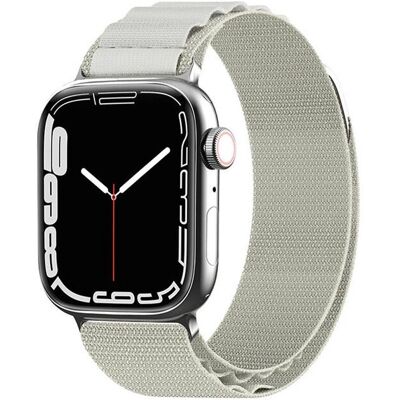 Hurtel Apple Watch Armband - Silber mit Stahl-Schließe - 38/40/41mm Hurtel Apple Watch Armband - Silber mit Stahl-Schließe - 38/40/41mm
