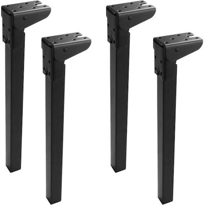 Generic - 4x 35 cm - sort - 90° - Bordben Generic - 4x 35 cm - sort - 90° - Bordben